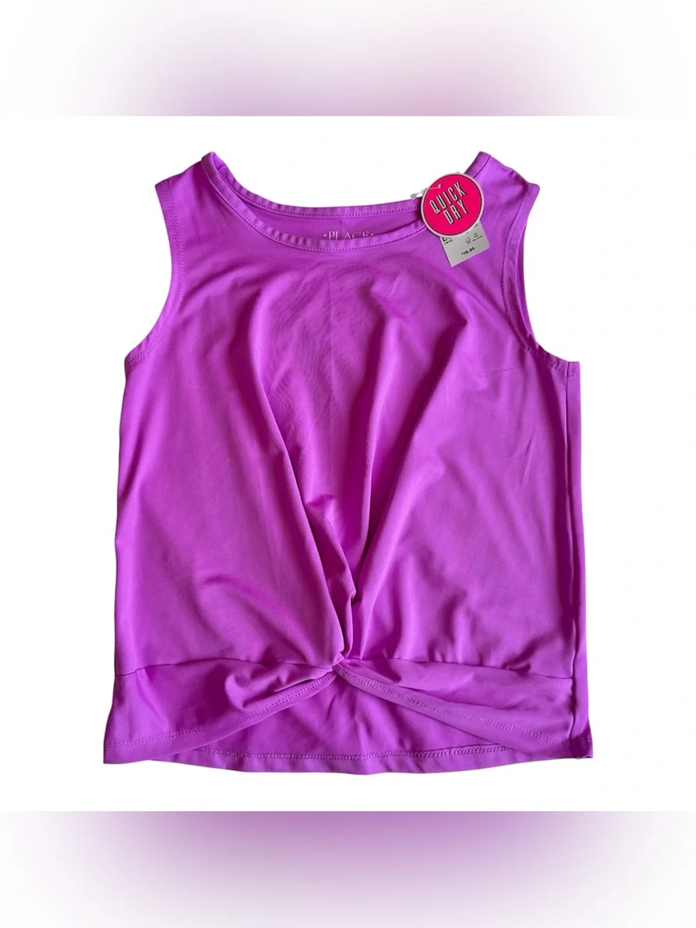 NWT Children's Place 10/12 Girls Fuschia sleeveless loose tank top